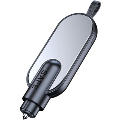 Marteau de sécurité pour Voiture,Brise-vitre avec Coupe-Ceinture de sécurité - Auto Car Window Glass Hammer Breaker Metal Emergent Escape Tool pour l'auto-Sauvetage (1/5)