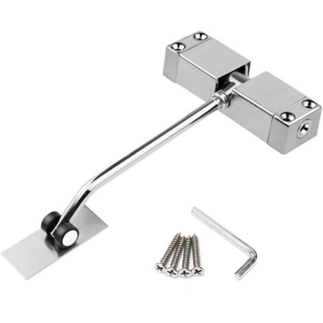 Ferme-Porte Réglable Acier Fermeture de Porte Automatique Simple Pour Portes de Maison Hôtels Moins de 30KG (1/5)