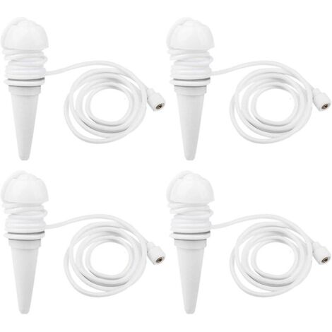Piquets d'irrigation pour plantes Insert de plantation auto-arrosage Kit de dispositifs d'arrosage automatique des plantes Piques d'arrosage automatique pour plantes,Hauteur environ 11cm(4Pcs) (1/5)