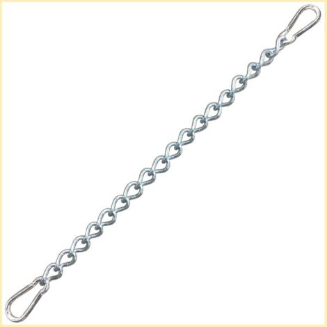 Chaîne avec Deux mousquetons,Fixation Variable pour Chaise hamac jusqu'à 230 kg (Chaîne 60 cm) (1/4)