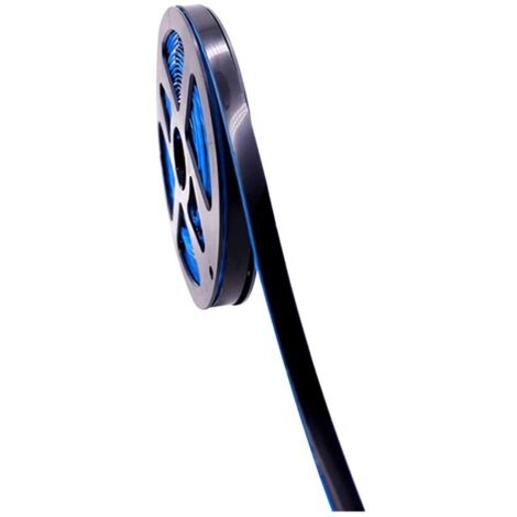 Bande de calfeutrage autocollante en polyuréthane pour baignoire, salle de bain, toilettes, cuisine (largeur : 7,5 mm, noir) (1/5)