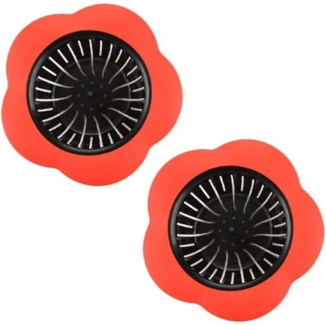2Pcs Crépine D'évier De Cuisine Filtre En Plastique Aucun Blocage Filtre D'évier Nettoyage Facile Panier De Filtre Pour Drain D'évier Passoires Créatives Organisateurs Sous évier (1/5)