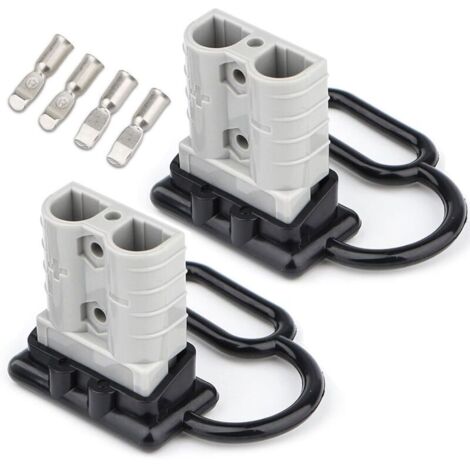 50A 6-10 Calibre Connectique Batterie Paire de prise Connecteur Anderson Batterie Connexion Rapide Prise de Connecteur (1/5)