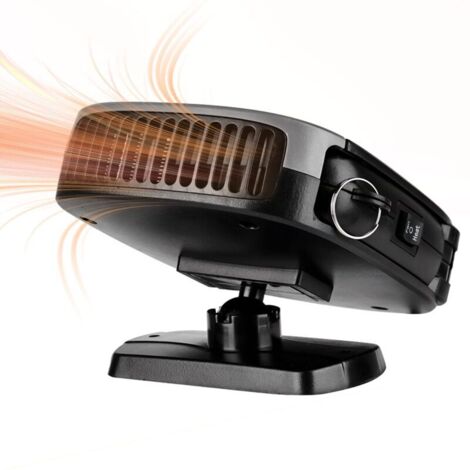 Dégivreur de pare-brise de ventilateur,12V voiture Portable 2 en 1 chauffage en céramique chauffage de refroidissement ventilateur dégivreur antibuée (1/5)