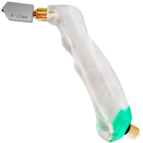 Pince coupe-verre robuste en carbure de tungstène pour bouteilles de verre vitrail et autres - Épaisseur de coupe de 6 à 12 mm (1/5)