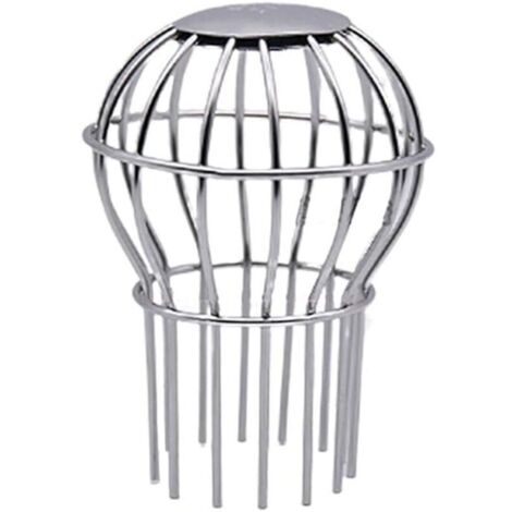 Métal Gouttière s- Gouttière descentes Clair de blocages de Feuilles, , muck, boue, boules et D'autres Débris - 62mm (1/5)
