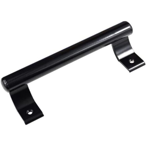 200mm alliage d'aluminium poignée de porte coulissante balcon poignée de porte en verre armoire de salle de bain poignée de porte entrepôt poignée de porte poignée en métal moderne (noir) (1/5)