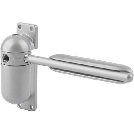ressort de porte automatique monté en surface réglable de ferme-porte durable réglable pour la fermeture automatique(Gris) (1/5)