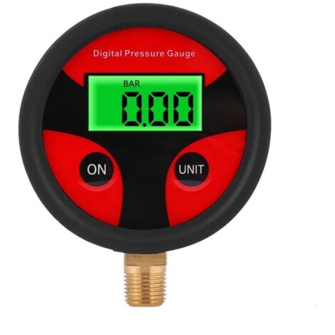 Manomètre Numérique de Pneu,Manomètre Jauge de Pression des Pneus de Voiture Digital LCD Jauge de Pression d'Air des Pneus LCD Numérique pour Voiture Camion Moto 0-200PSI (1/5)