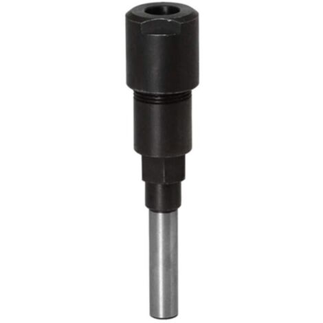 Router Collet Extension Bit de routeur Extension de collet et rognage Découpage Machine de gravure Extender Porte-mandrin de travail du bois Fraise (8MM Shank) (1/4)