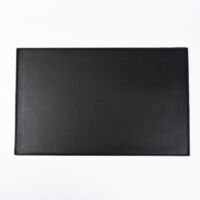Tapis de Machine à Café, 48x30 cm Tapis en Silicone pour Machine à café, Tapis en Silicone sous la Machine à Café, pour Attraper Les Résidus de Café, Noir