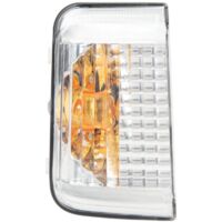 Couvercle de Lentille D'indicateur de Clignotant de Rétroviseur de Voiture, Couvercle de Lentille de Remplacement pourBoxer Expert, 71748254 (Gauche 6325.H0) A