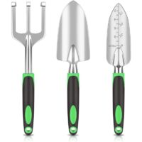 Aluminium Outil de Jardinage 3pcs Tough Résistant à la Corrosion Kit de Jardinage Présent Adulte