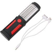 Lampe d'inspection Lampe led Rechargeable, Lampe de Travail led Rechargeable Avec Magnétique Lampe de Torches de LED Lampe D'inspection Lampe