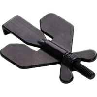 Serrure Porte Interieure Chambre Portable Door Lock Verrouillage De Voyage, Dispositif De Sécurité D'arrêt De Porte Antivol Améliorer La Sécurité Et La Confidentialité, pour Hôtel/Appartement Noir