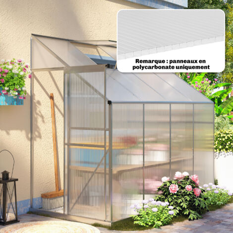 10 Plaques Alvéolaires en Polycarbonate 4 mm. UV Resistant. Panneau Alvéolaire Double de Serre. 120x60 cm. Transparent