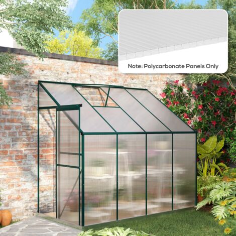 14 panneaux de polycarbonate alvéolaire 4 mm. résistant aux UV. personnalisable. dim. d'un panneau 121L x 61l cm (1/5)
