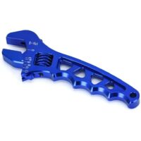 Adjustable Wrench Lightweight Aluminum AN3-AN12 Hose Fitting tool spanner (Blue)