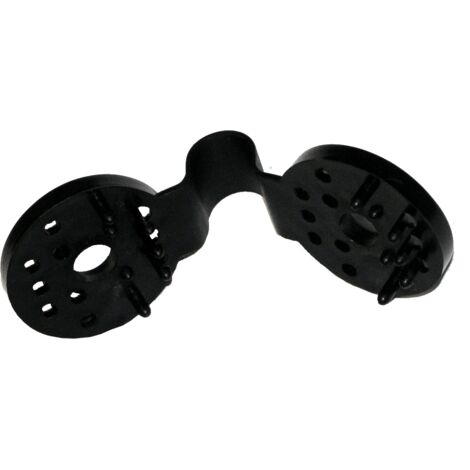 Clips ronds noirs - Sachet de 50 pièces Noir Sachet de 50 pièces