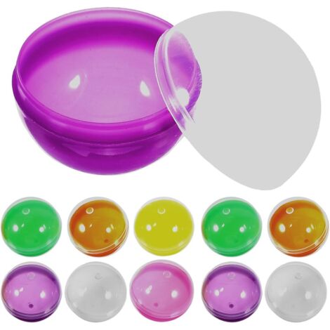 Capsule Vending Machine - 45 mm - Sphérique Ouverte - Pour Machines à Grappin et Distributeurs de Bonbons - 50 Pièces (1/5)