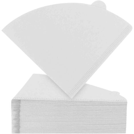 Filtre à Café V60 - Papier Conique Non Blanchi pour Dripping - Compatible avec Filtre 02 - 50 Pièces (1/5)