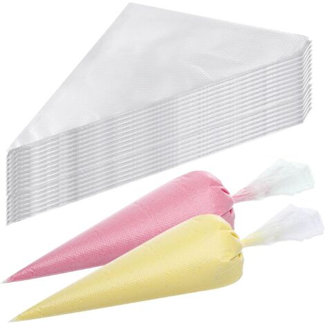 Sac à Douille Jetable - 400 Pièces - 30 cm - Pour Décoration de Gâteaux et Pâtisseries (1/5)