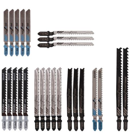Lame De Scie Sauteuse - T118A T144D T101B T123X T101AO T127D T345XF - Pour Métal Bois Plastique - 25 Pièces (1/5)