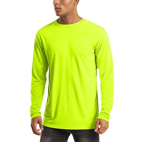 Chemise Manches Longues - Protection UV UPF 50+ - Tissu Polyester Respirant Rapide Séchage - Pour Randonnée Course Sport Extérieur - 1 Pièce