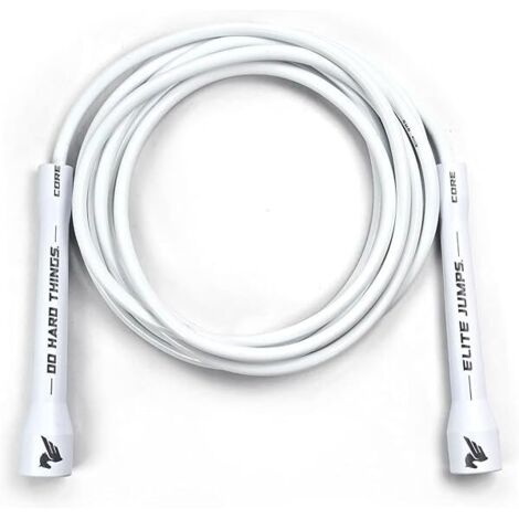 Corde à Sauter Réglable - Cordon PVC 6 mm - Poignées Antidérapantes - Rotation Fluide - Pour Fitness Cardio Intérieur Extérieur - 1 Unité (1/5)