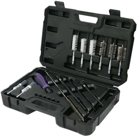 Nettoyant Injecteur Diesel - Kit de Nettoyage pour Siège et Arbre d'Injecteur - 19 Pièces - Pour Moteur Diesel Automobile