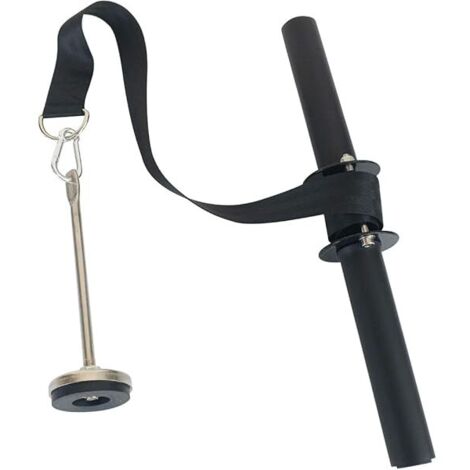 Wrist Roller - Steel Forearm Trainer with Nylon Strap and Foam Handles - For Wrist Curls and Forearm Strength Training - 1 Unit (1/5)