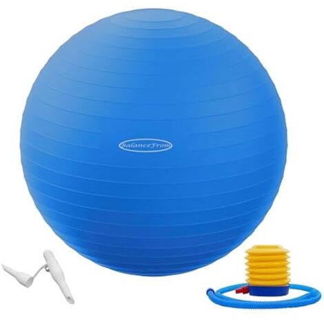 Ballon D Exercice - Résistant À L Éclatement Et Anti-dérapant - Capacité 907 Kg - Pour Yoga Fitness Accouchement - Tailles S À XXL