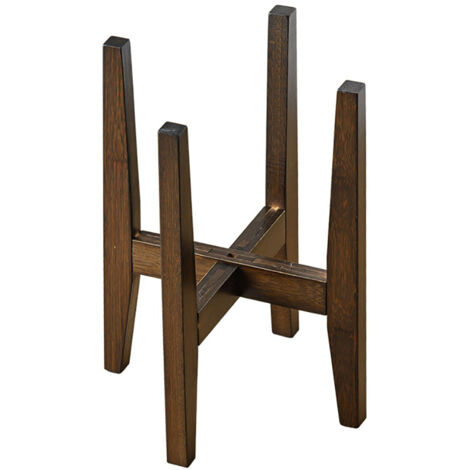 Support Plante - En Bambou - Réglable En Largeur 23 À 35,5 Cm - Hauteur Réglable Par Retournement - Pour Intérieur - 1 Pièce (1/5)