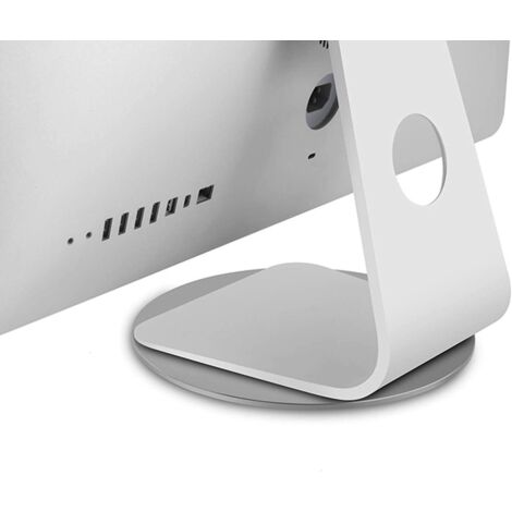 Base Pivotante - 360 Degres - Alliage D Aluminium - Pour Ecran Ordinateur Tablette Smartphone - Diametre 21,5 Cm - 1 Unite (1/5)