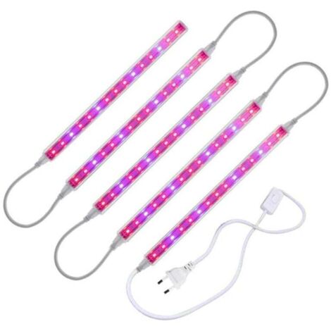 Lampe De Croissance Led T5 - 6 W - Longueurs D'onde 450 nm Et 660 nm - Flux Lumineux 3000 Lm - Pour Semis Et Plantes D'intérieur - 1 Piece (1/5)