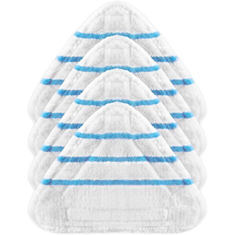 Housse Microfibre - Balai Vapeur - Chiffon Triangle Lavable - Pour Nettoyeur Vapeur Hot Spray - Lot de 4 (1/5)