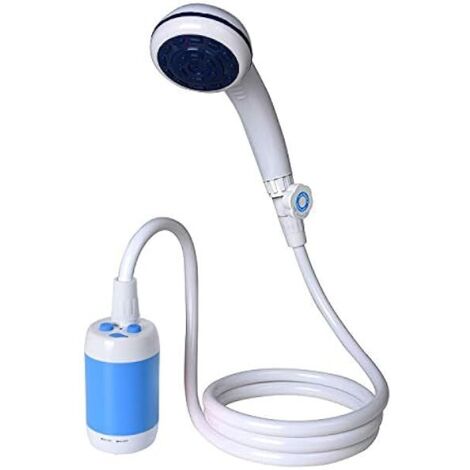 Douche Portable Électrique - Batterie Intégrée 4800 mAh - Débit Réglable 3 à 4 L/Min - Étanche IPX7 - Pour Camping, Extérieur, Animaux, Voiture et Jardin - 1 Pièce