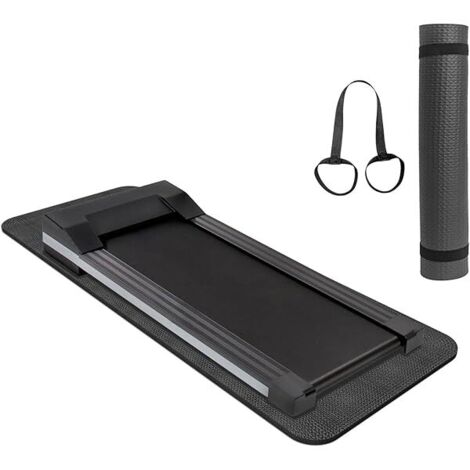 Tapis D'Equipement De Fitness - En Caoutchouc Souple - Absorption Des Chocs Et Du Bruit - Pour Velo D'Appartement Et Tapis De Marche - 1 Pièce (1/5)