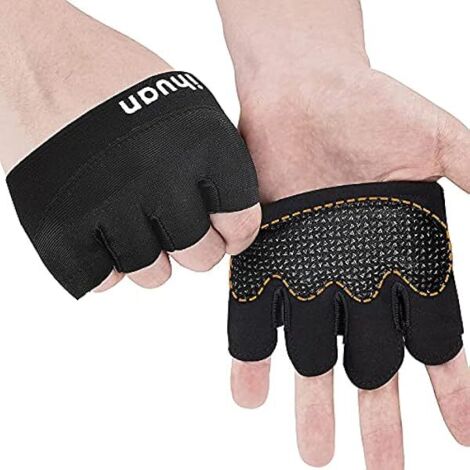 Gants D Entrainement - Paume Rembourrée 6 mm - Transpirables Et Ajustés - Pour Musculation Et Cross Training - Par Paire (1/5)