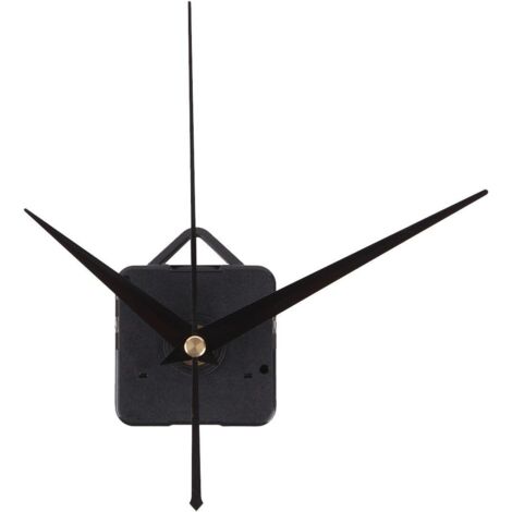 Mécanisme Horloge À Quartz - 3 Aiguilles - Silencieux - Tige 13 mm Filetée 6 mm - Pour Montage DIY Réparation Cadre Libre