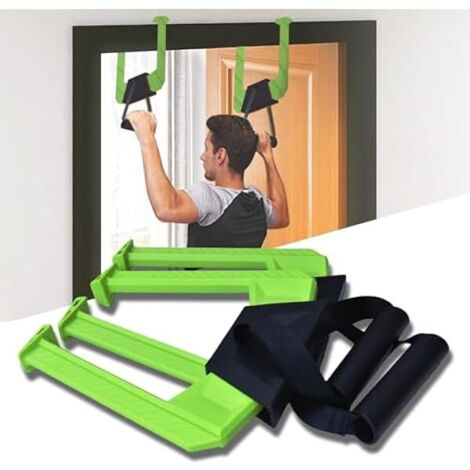 Barre De Traction Portative - Pour Cadre De Porte - Charge Maximale 150 Kg - Installation En Moins De 10 Secondes - 1 Pièce (1/5)