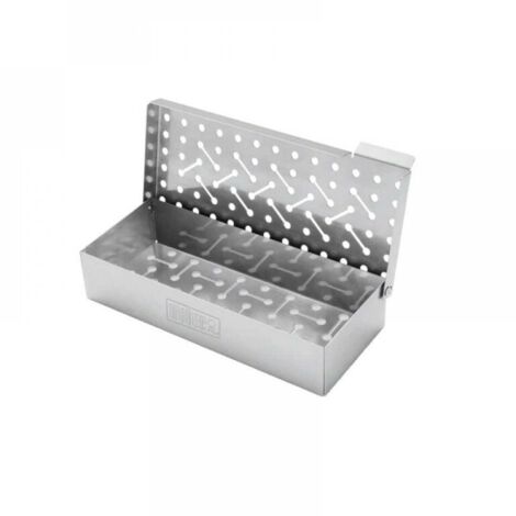 Boîte À Fumage - Acier Inoxydable - 25,3 x 13 x 6,5 cm - Pour Barbecue Extérieur Gaz Charbon Électrique - 1 Pièce (1/5)