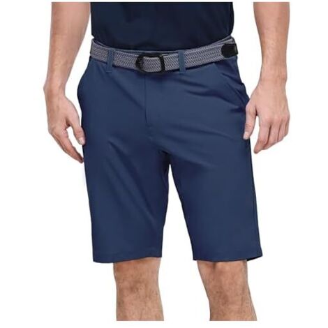 Shorts Homme - 11 Pouces Entrejambe - Coupe Classique Plate - Tissu Extensible 4 Directions - Protection UV UPF 50+ - Résistant à l'Eau Légère - 5 Poches - 1 Pièce (1/5)