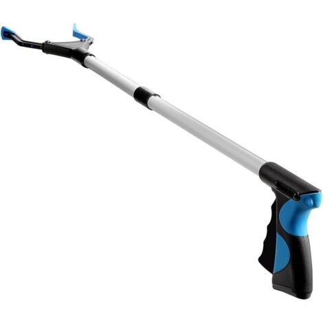 Pince Ramasse-Objets - 81 cm - Télescopique - Rotative 360° - Extrémités Caoutchoutées - Aluminium - Pour Personnes Âgées ou à Mobilité Réduite - 1 Pièce (1/5)