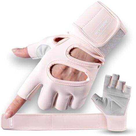 Gants D Entrainement - Protection Totale De La Paume - Soutien Du Poignet Ajustable - Antidérapants - Pour Musculation Et Fitness - Par Paire (1/5)