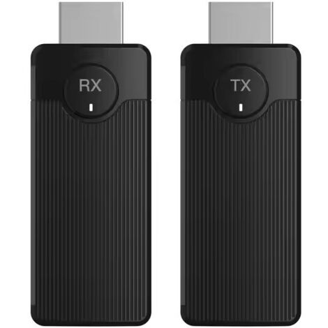 Transmetteur Et Récepteur HDMI Sans Fil - 4K Décodeur 1080P Sortie - Technologie 2,4 GHz / 5 GHz - Pour Ordinateur Portable TV Box Moniteur - Lot De 2