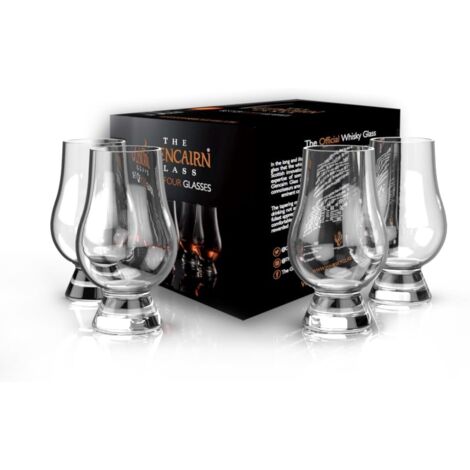 Verre Whisky - 200 ml - Style Old Fashioned - Base Épaisse - Pour Whisky Bourbon Cocktail - Lot de 4
