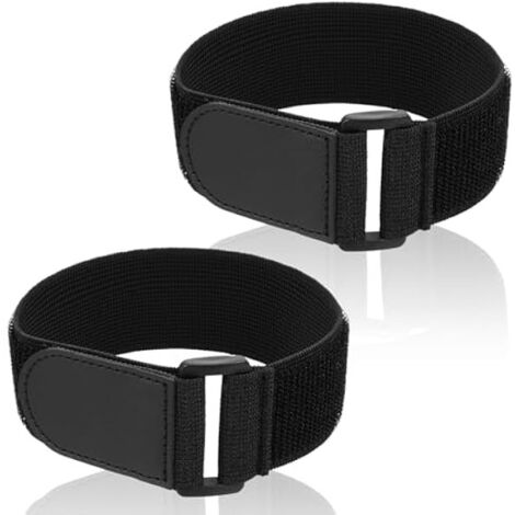 Bande De Maintien Pour Bottes - Élastique Réglable 39 cm - Pour Cyclisme Randonnée Pêche Motocyclisme - 2 Pièces (1/5)