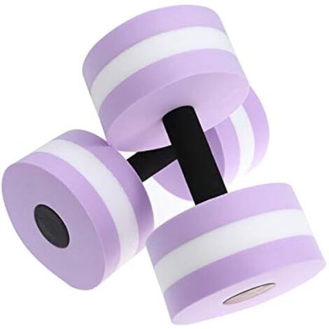 Haltere Aquatique - EVA - 27,5 x 14,7 x 14,7 cm - Pour Aérobic Aquatique et Exercice en Piscine - Lot de 2 (1/5)