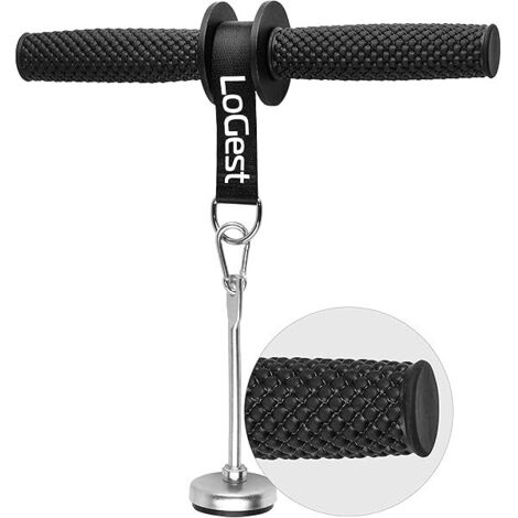 Forearm Roller - Steel Core Wrist Exerciser with Non Slip Rubber Handles - Home Gym Forearm Strengthener - 1 Unit (1/5)